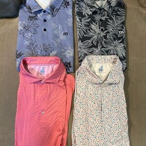 4 Polos - 2 Johnnie Oh “Featherweights” & 2 Travis Mathew “Heaters”.